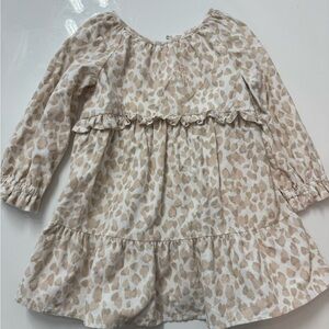 GAP Beige Leopard Print Kids Blouse
